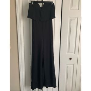 Lulu’s Black Strapless Jumpsuit